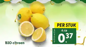 Lidl Bio citroen aanbieding