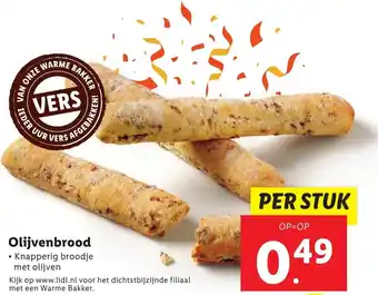 Lidl Olijvenbrood aanbieding