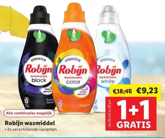 Lidl Robijn wasmiddel aanbieding