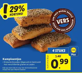 Lidl Kampioentjes 4 stuks aanbieding