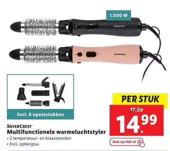 Lidl SilverCrest Multifunctionele warmeluchtstyler aanbieding