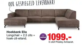 Budget Home Store U-bank Elia (l) antraciet aanbieding