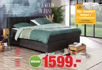 Budget Home Store Boxspring jersey aanbieding