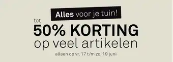 Karwei op veel artikelen aanbieding