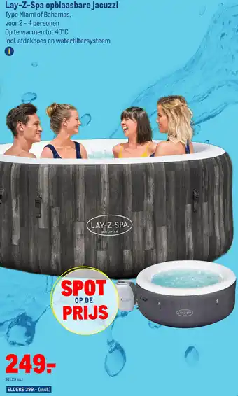 Makro Lay-Z-Spa opblaasbare jacuzzi aanbieding