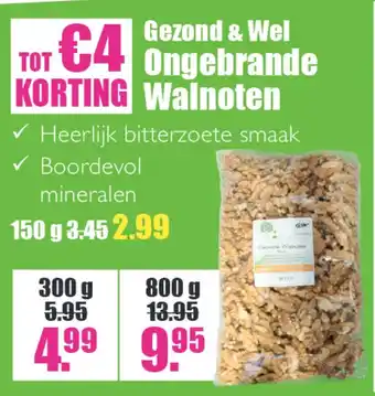 Gezond & Wel Gezond & Wel ongebrande walnoten aanbieding