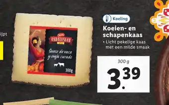 Lidl Koeien- en schapenkaas 300 g aanbieding