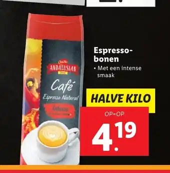 Lidl Espressobonen aanbieding