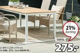 Jysk Tafel aanbieding