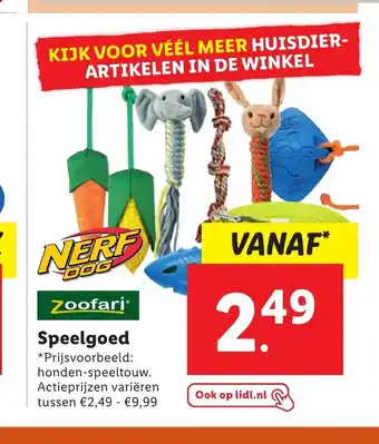 Lidl Zoofari Speelgoed aanbieding