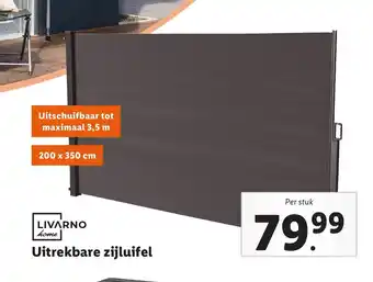 Lidl Livarno Uitrekbare zijluifel per stuk aanbieding