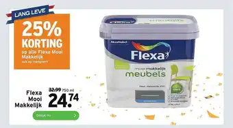 GAMMA Flexa mooi makkelijk 25% Korting 750 ml aanbieding