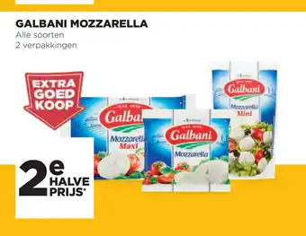 Jumbo Galbani Mozzarella Alle soorten 2 verpakkingen aanbieding