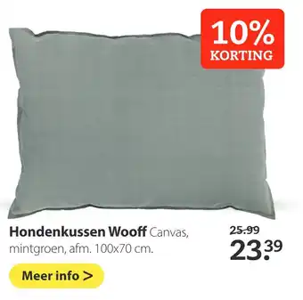 Boerenbond Hondenkussen wooff aanbieding