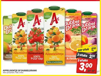 Dekamarkt Appelsientje Of Dubbeldrank per stuk aanbieding