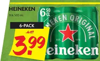 Dekamarkt Heineken 500 ml aanbieding