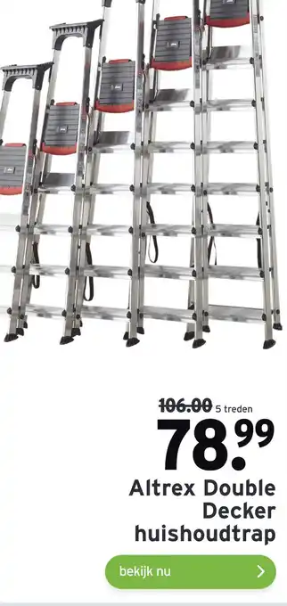 GAMMA Altrex Double Decker huishoudtrap aanbieding