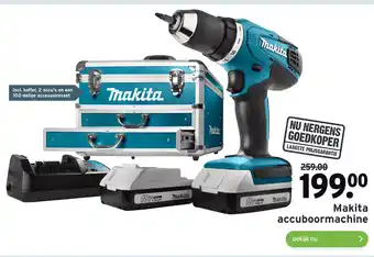 GAMMA Thakita Makita accuboormachine aanbieding