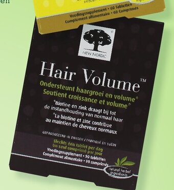 Holland & Barrett New Nordic Hair Volume aanbieding