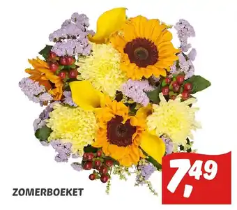 Dekamarkt Zomerboeket aanbieding