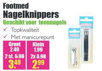 Gezond & Wel Footmed nagelknippers aanbieding