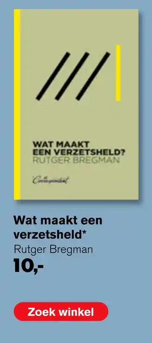 AKO Wat maakt een verzetsheld* aanbieding