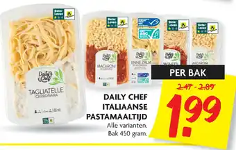 Dekamarkt Daily Chef italiaanse pastamaaltijd 450 gram aanbieding