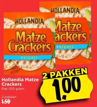 Vomar Voordeelmarkt Hollandia Matze Crackers aanbieding