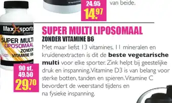 Gezond & Wel Super multi liposomaal aanbieding