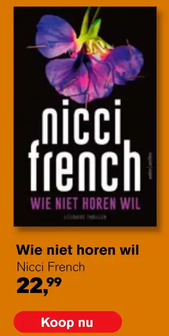 AKO Wie niet horen wil aanbieding