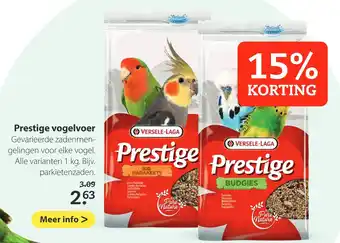 Boerenbond Prestige vogelvoer aanbieding