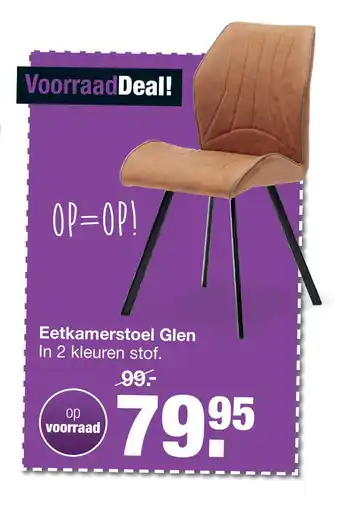 Budget Home Store Eetkamerstoel glen aanbieding