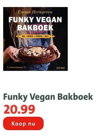 Bruna Funky Vegan Bakboek aanbieding