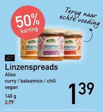 Ekoplaza Linzenspreads allos aanbieding