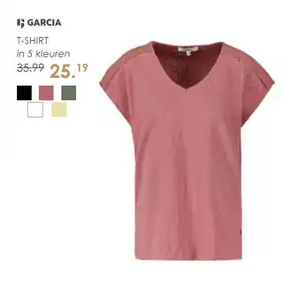 Jeans Centre Garcia dames t-shirt  E10214-2080 aanbieding