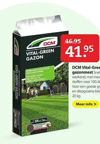 Boerenbond DCM vital-green gazonmest aanbieding