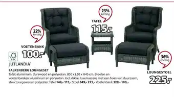 Jysk Falkenberg loungeset aanbieding