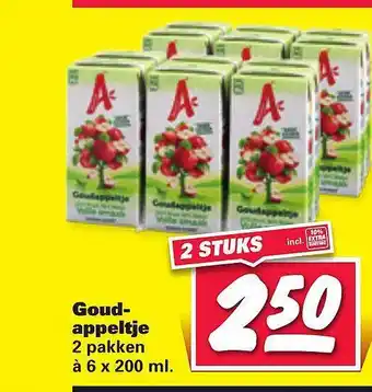 Nettorama Goudappeltje aanbieding