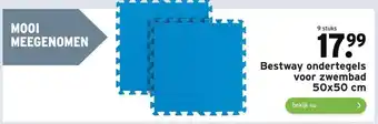 GAMMA Bestway ondertegels voor zwembad 50x50 cm aanbieding