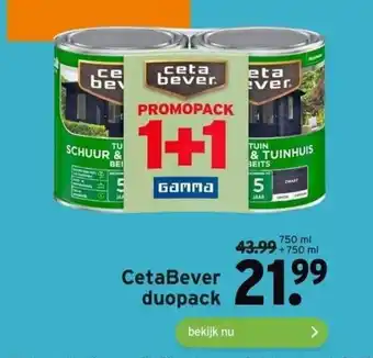 GAMMA CetaBever duopack aanbieding