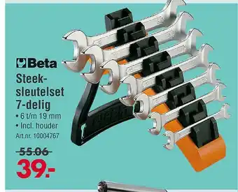 Enorm Beta steeksleutelset 7-delig aanbieding