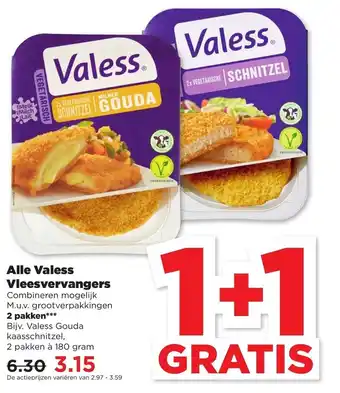 PLUS Alle valess vleesvervangers 180g aanbieding