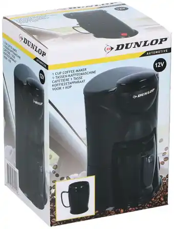 V&D Dunlop Koffiezetapparaat - 1 kop - 12V - incl. mok aanbieding