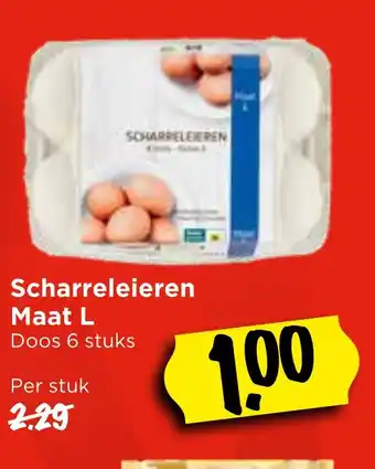 Vomar Voordeelmarkt Scharreleieren Maat L aanbieding