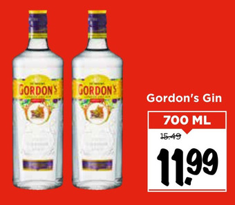 Vomar Voordeelmarkt Gordon's Gin aanbieding