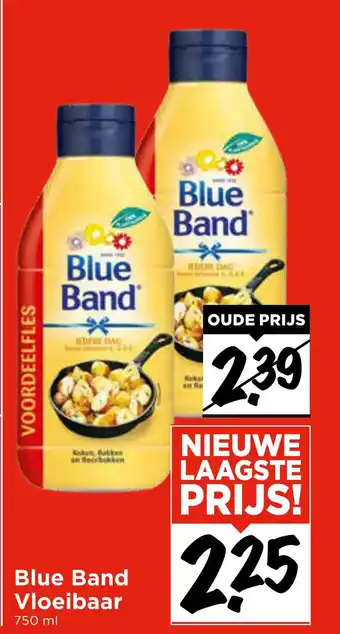 Vomar Voordeelmarkt Blue Band Vloeibaar 750 ml aanbieding