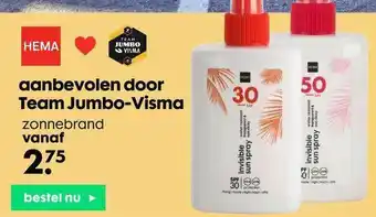 HEMA Hema , zonnebrand aanbieding