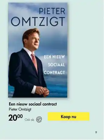 The Read Shop Een nieuw sociaal contract - pieter omtzigt aanbieding