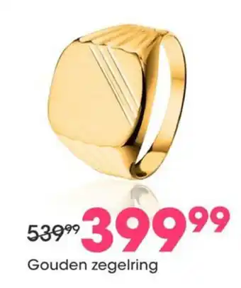 Lucardi Gouden zegelring aanbieding