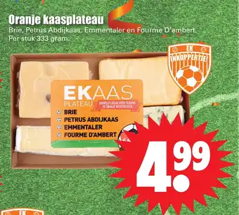 Dirk Oranje kaasplateau 333 gr aanbieding